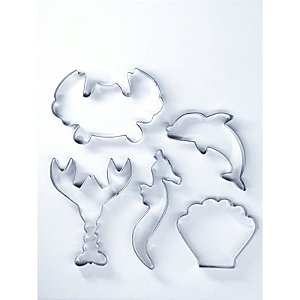 Cortadores Oceano 5 un. Prime Chef Rizzo Confeitaria