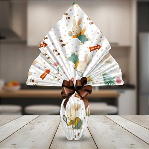 Papel Seda - 50x70cm - Caça aos Ovos - 10 unidades - Rizzo