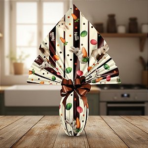 Papel Seda - 50x70cm - Coelho Brulée - 10 unidades - Rizzo