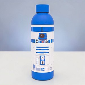 Garrafa Térmica Max - R2D2 - Star Wars - 500ml - Disney Original - 1 unidade - Zona Criativa - Rizzo