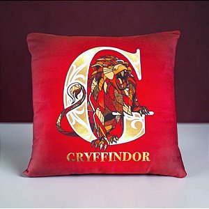 Almofada Grifinória - Harry Potter - 40cm - 1 unidade - Zona Criativa - Rizzo