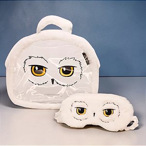 Conjunto Necessaire e Máscara de Dormir - Edwiges - Harry Potter - 1 unidade - Zona Criativa - Rizzo