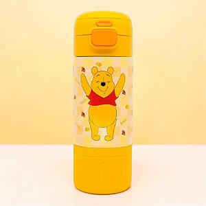 Garrafa Térmica Capsule - Ursinho Pooh - 450ml - Disney Original - 1 unidade - Zona Criativa - Rizzo
