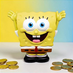 Cofre de Vinil - Bob Esponja - 18cm - 1 unidade - Zona Criativa - Rizzo