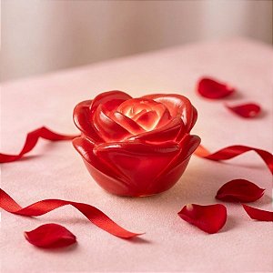 Enfeite Decorativo Rosa de LED - Vermelho - 2x5,5cm - 1 unidade - Rizzo