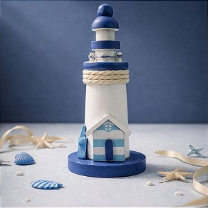 Enfeite Decorativo - Farol - Estrela do Mar - 12,5x5,5cm - 1 unidade - Rizzo
