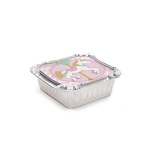 Marmitinha Festa Carrossel P - 12 unidades - Cromus - Rizzo Festas