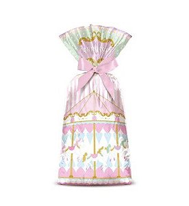 Sacola Surpresa Festa Carrossel - 8 unidades - Cromus - Rizzo Festas