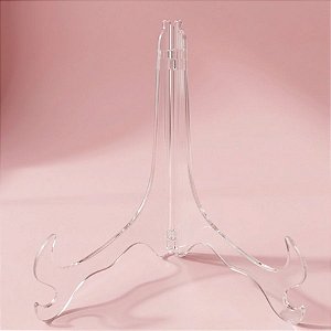Suporte Acrílico - Transparente - 7cm - 10 unidades - Rizzo