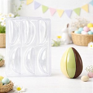 Forma de Acetato Especial Premium - Ovo Fatias 150g - Ref.EP016 - 1 unidade - Rizzo - Rizzo