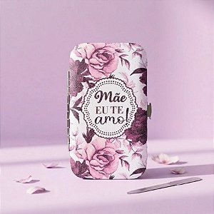 Kit Autocuidado 7 peças - Mãe Eu Te Amo - Vinho - 1 unidade - Rizzo