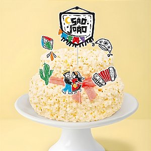 Decoração Topo de Bolo - Cordel de São João - 10,5x21cm - 6 unidades - Regina - Rizzo