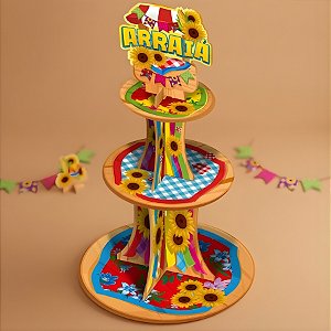 Suporte Para Doces Arraiá - 44,5x29cm - 1 unidade - Regina - Rizzo