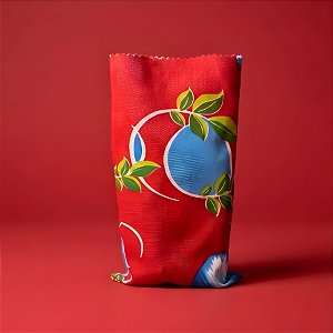 Saquinho para Pipoca e Hot Dog Chita - Vermelho e Azul - 13x22cm - 5 unidades - Rizzo