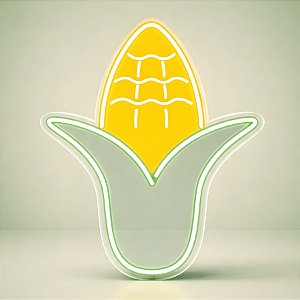 Painel Led Neon de Festa Junina - Milho - 32x39cm - 1 unidade - Rizzo