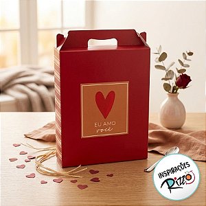 Caixa Maleta Retangular Vertical - Season Love - 15x6x18cm - 10 unidades - Cromus - Rizzo