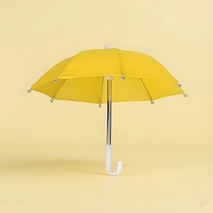 Mini Guarda-Chuva - Amarelo - 40cm - 1 unidade - Cromus - Rizzo