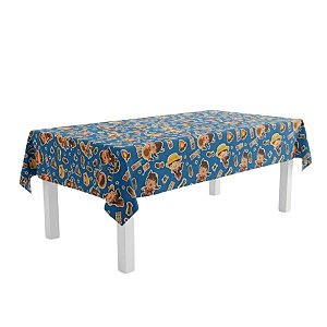 Toalha De Mesa em TNT - Festa Junina Caipira - Azul - 70x70cm - 1 unidade - Best Fest - Rizzo