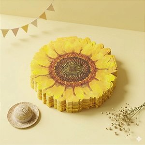 Guardanapo de Papel - Girassol - 32cm - 20 unidades - Rizzo