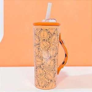 Copo Térmico Charms - Garfield - 600ml - 1 unidade - Zonacriativa - Rizzo