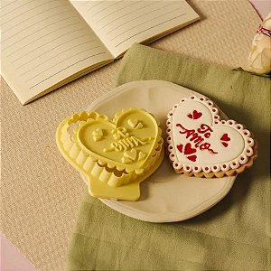 Kit Cortador Carimbo - Te Amo - 8cm - 1 unidade - BlueStar - Rizzo