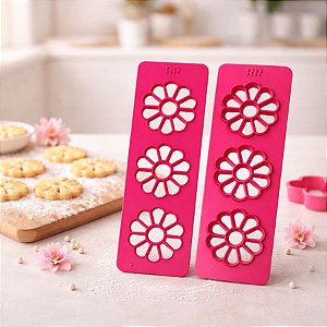 Régua Cortador Flor Margarida - Ref. 1633- 4cm - 1 unidade - RR Cortadores - Rizzo