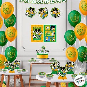 Kit Decorativo - Mickey Futebol - 22 Itens - Disney Original - 1 unidade - Regina - Rizzo