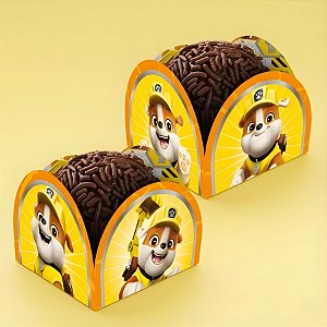Porta Forminha - Rubble - Patrulha Canina - 3,5x2,5x3,5cm - 50 unidades - Regina - Rizzo