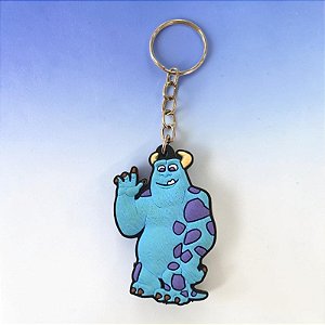Chaveiro Emborrachado Monstro Azul - 7cm - 1 unidade - Rizzo