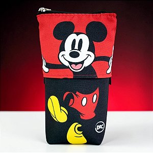 Estojo Escolar Retrátil - Mickey Mouse - Vermelho - Disney Original - 1 unidade - DAC Art - Rizzo