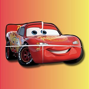 Painel Decorativo - Carros - 128x70cm - Disney Original - 1 unidade - FestColor - Rizzo
