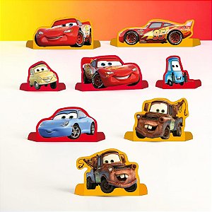 Decoração de Mesa - Carros - Disney Original - 8 unidades - FestColor - Rizzo