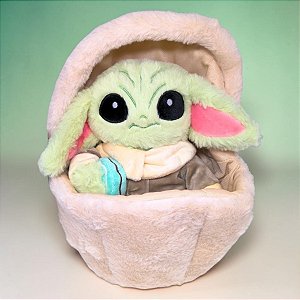 Pelúcia Baby Fruit - Grogu - Star Wars - 20cm - Disney Original - 1 unidade - Zonacriativa - Rizzo