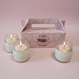 Vela Aromática - Trio Melhor Mãe do Mundo - 40g - 1 unidade - Rizzo