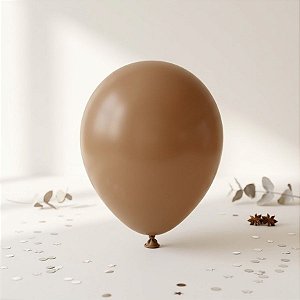 Balão de Festa Latéx Fashion - Mocha -  unidades - Sempertex - Rizzo