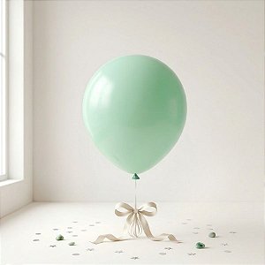 Balão de Festa Latéx Pastel Dusk - Verde Chá -  unidades - Sempertex - Rizzo