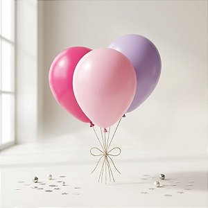 Balão de Festa Latéx Fashion - Menina Sortido  -  unidades - Sempertex - Rizzo