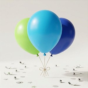 Balão de Festa Latéx Fashion - Menino Sortido -  unidades - Sempertex - Rizzo