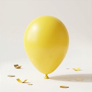 Balão de Festa Latéx Cristal - Amarelo (320)  -  unidades - Sempertex - Rizzo