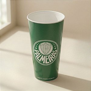 Copo de Plástico -  Palmeiras - Todos Somos - Verde - 700mL - 1 unidade - Plasútil - Rizzo