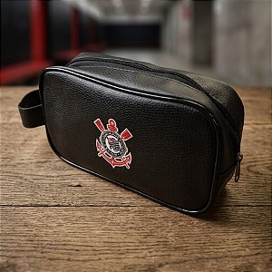 Necessaire Futebol - Corinthians Oficial - 22x13x7cm - 1 unidade - Rizzo