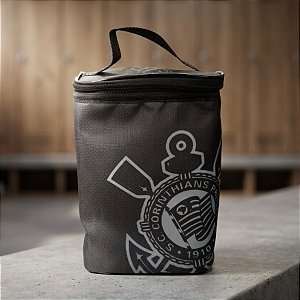 Lancheira Térmica Futebol - Corinthians Oficial - 17x22x13cm - 1 unidade - Rizzo