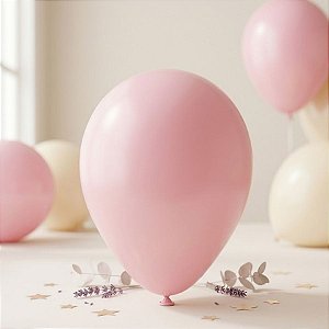 Balão de Festa 6,5" Basic - Rosa  - 30 unidades - São Roque - Rizzo