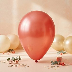 Balão de Festa 6,5" Basic - Vermelho  - 30 unidades - São Roque - Rizzo