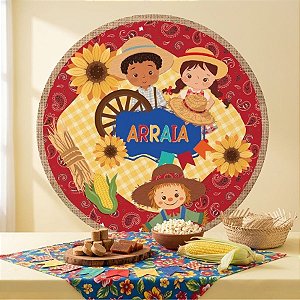 Painél Decorativo de Festa Junina - Passeio Na Roça - 1,16m - 1 unidade - Cromus - Rizzo