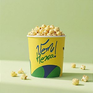 Balde de Pipoca - Copa 2026 Vai Brasil - 900mL - 1 unidade - Festcolor - Rizzo