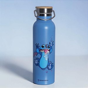 Garrafa Térmica Camp - Stitch - 600ml - Disney Original - 1 unidade - Zonacriativa - Rizzo