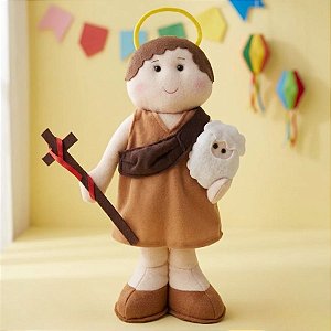 Boneco em Feltro - São João - 40cm - 1 unidade - Cromus - Rizzo