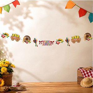 Faixa Decorativa de Festa Junina - Xodó - 1,8m - 1 unidade - Cromus - Rizzo