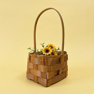 Cesta Decorativa de Bambu - 18,5x7x8cm - 1 unidade - Piffer - Rizzo